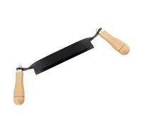 TopHomer Draw Shave Knife, 10 Inch Straight Draw Knife Draw Shave Tool Woodworking Bark Peeler Debarking Hand Tool