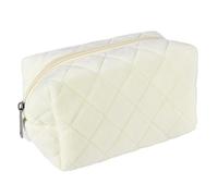 TopHomer Girls Pencil Case - Big Capacity Portable Office Stationery for Middle School, High School, College Students - Beige