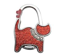 TopHomer Handbag Hook, Foldable Cute Cat Pattern Portable Table Hook Handbag Hanger for Hanging Purse, Bag, Women Girls Gifts (Type 9)