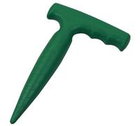 TopHomer Handheld Garden Hole Punch Tool, 17 x 11cm Green Soil Puncher Hole Digger with Clear Scale for Sowing Bulb Seeds, Transplanting & Accurate Planting