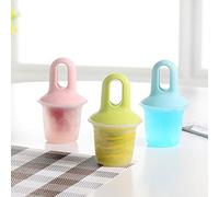 TopHomer Ice Cream Moulds, Ice Lolly Mould Ice Pop Maker, Mini Colorful Mold for Children, DIY Ice Pop Mold Kids Ice Cream DIY