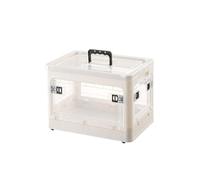 TopHomer Medicine Storage Box 20/27 L, Transparent Multi-purpose Storage Box With Safety Latch, Wheels & Handle, Stackable Container for Medicine, Toys, Household Items (Small)