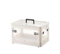 TopHomer Medicine Storage Box 20/27 L, Transparent Multi-purpose Storage Box With Safety Latch, Wheels & Handle, Stackable Container for Medicine, Toys, Household Items (Large)