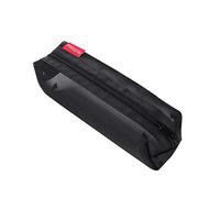 TopHomer Mesh Bag Clear 20 * 6 * 6cm Zipper Pouch See Through Exam Pencil Case for Students 1Pcs Black