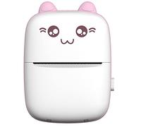 TopHomer Mini Pocket Printer, Bluetooth Wireless Photo Printer Label Memo Receipt Paper Pink Portable Smart Thermal Printer Suitable for Mobile Phones