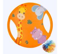 TopHomer Paddle Ball Game Set Sensory Toys for Autism & ADHD,Learning Resources for Visual Tracking & Proprioceptive Feedback,Special Needs for Kids Children (Orange)