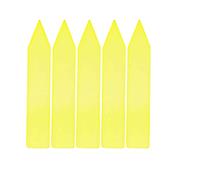 TopHomer Plastic Plant Labels Markers, 4 inch Thicken Waterproof Nursery Garden Tags for Herbs Vegetables Flowers Seed Potted Plants 300PCS Yellow