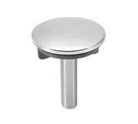 TopHomer Sink Plug Suitable for 12mm to 49mm, 1Pcs Chromed Brass Sink Plugs Drain Plug, Universal Sink Stopper Replacement for Bathroom and Kitchen
