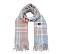 TopHomer USB Heated Scarf with 3 Heating levels, Rechargeable Long Neck Scarfs Grid Scarf Neck Heat Pad Electric Massage Neck Wrap