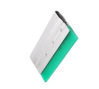 TopHomer V-cut Blade 20 cm Aluminium Handle Silk Screen Printing Squeegee with Rubber Blade, Square-cut Blade/V-Cut Blade