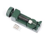 TopHomer Watch Link Remover Tool Height-Adjustable Watch Strap Removal with 3 Pins for Watches Strap Pins (Green)