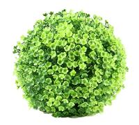 Topiary Ball - Artificial Topiary Balls | Faux Boxwood Balls | Greenery Centella Sphere | UV Resistant Grass Hanging Leaf Pant Ornaments | Vivid Decorative Spheres For Backyard, Balcony, Lawn