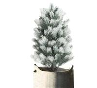 Topiary Trees - PE 55cm Height Simulated Pine | UV Resistant Fake Shrub with Realistic Needle Foliage, Indoor Outdoor Decoration, Front Porch, Patio, Lawn, Garden | F