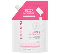 Topicrem - Eco Refill Ultra Moisturising Body Milk - Moisturises 48 Hours, Grease, Protects Skin - Creamy Texture - Moisturising Cream for Sensitive Skin Made