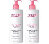 Topicrem Lait Corps Ultra Hydratant 2 x 500 ml