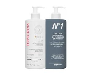 Topicrem MELA Unifying Ultra-Moisturizing Milk 2 x 500ml