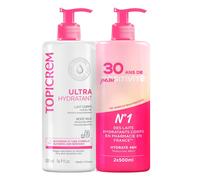 Topicrem Ultra-Moisturizing Body Milk 2 x 500ml