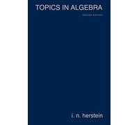 Topics In Algebra