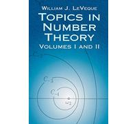 Topics in Number Theory Vol 1 and 2 (Dover Books on Mathematics)