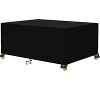 TopIdea Garden Furniture Covers 170x110x75cm Waterproof Garden Table Cover 600D Oxford Polyester Outdoor Patio Table Cover Rectangular Cover Windproof Anti-UV for Chair and Table Rattan Sofa Cover
