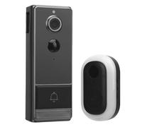 Topiky 1080P Wireless Video Doorbell Camera, Smart Outdoor Surveillance Cam, Wireless IP Video Doorbell Intercom System, Live View with Two Way Talk, 2.4G WiFi APP Remote Monitoring