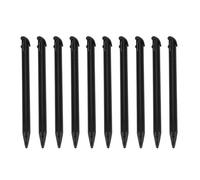 Topiky 10Pcs Portable Stylus for NEW 3DSXL Console Touch Pen Ergonomic Design for Gamers ABS Black/White (Black)