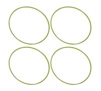 Topiky 18 Inch Wheel Rim Protector, 4pcs Aluminum Alloy Hub Ring Guard | Self Adhesive Edge Protector Strip, Scratch Resistant Trim, for Car Wheel Hub Rim Decoration