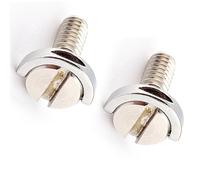 Topiky 2-Pack Camera D Ring Screws, 1/4 Inch Stainless Steel Arrow Storage Case Mounting Screws for Tripods Monopods Ball Heads