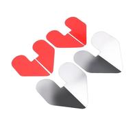 Topiky 2 Pcs Boat Bow Guard, Stainless Steel Notched Bow Protector with Self Adhesive Sticker for Ship Trailer, Boat Keel Protection Device