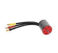 Topiky 2430 Brushless Motor, 4 Pole High Speed for 1/24 1/18 RC Car | Aluminum Alloy Shell, Copper Winding, with CNC Machined Heat Sink for RC Car Upgrade