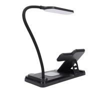 Topiky 3 in 1 Wireless Charging Station for Multiple Devices, 15W Fast Phone Watch Earbuds Charger Stand with Lamp, Travel Charger Wireless Stand, Desk Accessories