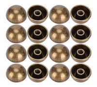 Topiky 30 Sets 12mm Bronze Mushroom Rivets for Leather Decor | Metal Dome Studs, Punk Clothing Embellishment, Craft Supplies, Strong Durable Hardware, Easy Install
