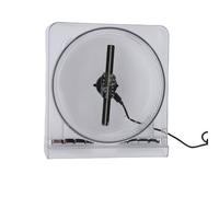 Topiky 3D Hologram Fan 5.5 Inch, 3D Holographic Projector Advertising Display Fan with 128 LED Beads, Holographic Video Projector for Business Store Signs, Bar, Casino, Party,