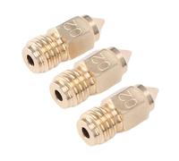Topiky 3D Printer Nozzles 0.2mm Brass Kit Durable Fast Printing for Ender 5 Max 3 Pieces