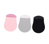 Topiky 3PCS Stick On Mouse Pouches, Universal Stick On Mouse Pouches with Reusable Adhesive Slim Holders, Portable Hard Drive Sleeve for Laptop, Reusable Headset Storage