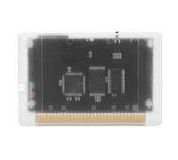 Topiky 4000 in 1 Game Card for Mega Drive, Master System and 32X, with 8GB Memory Card and MEGAKey Support, Fit for MD1 MD2 MD3 CD X 32X Original Game Consoles (Transparent White)