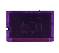 Topiky 4000 in 1 Game Card for Mega Drive, Master System and 32X, with 8GB Memory Card and MEGAKey Support, Fit for MD1 MD2 MD3 CD X 32X Original Game Consoles (Transparent Purple)