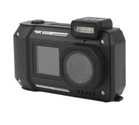 Topiky 4K Underwater Camera, 33FT Waterproof Camera, 65MP Autofocus 2.88in 1.44in Dual Screen Underwater Camera for Snorkeling Waterproof Compact Digital Camera, 2500mAh (Black)