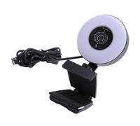 Topiky 4k Webcam with Fill Light, Microphone and Remote Control, AF Auto Focus USB Computer Camera, Plug and Play Ultra HD Webcam for Teams, Laptop, Conferencing, Calling
