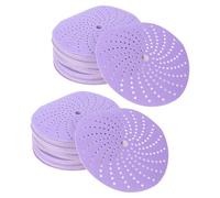 Topiky 600 Grit Ceramic Sanding Discs 6 Inch, 100PCS Multi Hole Hook and Loop Sandpaper for Random Orbital Sander, Dust Extraction Sanding Discs for Woodworking Metal Car Polishing,
