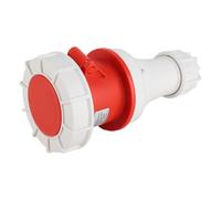 Topiky 63A 5 Pin Industrial Plug for Outdoor Camping Brewery | Weather Shielded, Heavy Duty Red Connector, Quick Install, Workshop Grade, Socket