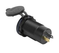 Topiky 65W USB C Car Socket, PD3.0 QC3.0 | Dual Port USB Adapter with LED Switch, for Motorcycle RV Boat ATV