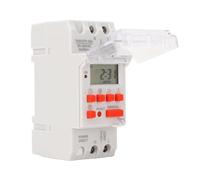 Topiky 7 Days Programmable Timer Switch, Digital LCD Display Countdown Timer, Electronic Time Switch for Home Appliances, Electrical Outlet 30A, 24 Hour with 8 ON OFF Settings