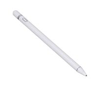 Topiky Active Capacitive Pen Fine Point Stylish Aluminum Universal Touch Screen Pen for Note Taking Drawing and Sketching 1.5mm (White)