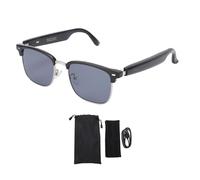 Topiky AI Bluetooth Translation Smart Glasses, AI Smart Translation Glasse with Voice Control 144 Languages Real Time Translation Bluetooth Sunglasses for Travel, Meetings, Business Use