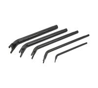 Topiky Air Line Disconnect Tool Set, 5Pcs Double Ended | Heavy Duty Truck Brake Airline Disconnect Set, Angled Ends for Tight Spaces, Fits 1/8in to 5/8in Fittings
