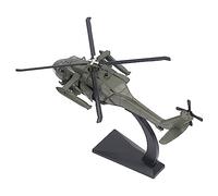 Topiky Alloy Diecast Attack Helicopter Model, Sound Light Armed Helicopter Toy with Stand, Realistic Toy for Display Collection (Type 2)