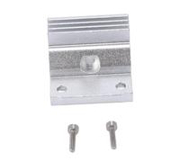 Topiky Aluminum Hotend Heatsink for K1C K1 MAX 3D Printer Replacement Extruder Accessories, Lightweight CNC Cooling Block with One Piece Throat Ceramic Heating Head Kit (Silver)