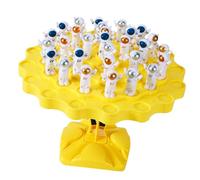 Topiky Balance Tree Educational Puzzle Game for Development of Balance Skills and Intellectual Development, for Kids and Parents Interaction - Plastic Material (Large Yellow)