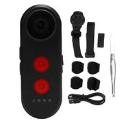 Topiky Bike Camera with Tail Light, Bike Rear View Camera, 140° Wide Angle IPX6 Water Proof Rechargeable 1080P Bicycle Rear View, Tail Lights, Action with Loop (64G)